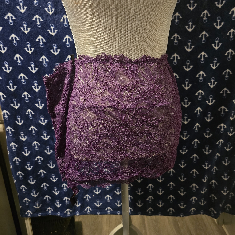 Savage X Fenty Purple Lace Mini Skirt